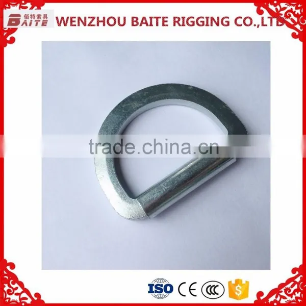 China Supplier Factory Price Zinc Plated D Ring With Wrap photo-2