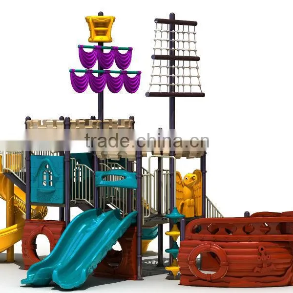 Pirate Ship Commercial Kids Outdoor Plastic Playground Equipment LE.HC.002 photo-2