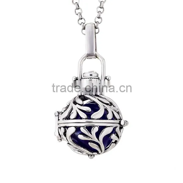 OEM Gold Filigree Cage Pregnancy Necklace photo-3