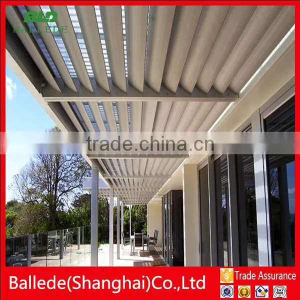 Custom Sun Shade Motorized Aluminium Roof Louvre photo-6