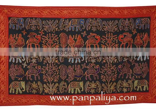 Handmade Embroidered Wall Hanging Tapestry,bohemian Ethnic Embroidered Tapestries,exclusive Handmade Tapestry