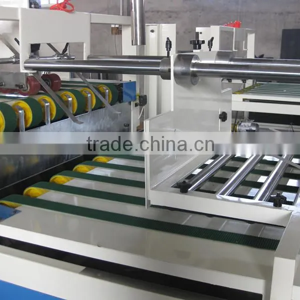 3 Ply Corrugated Paper Folder Gluer Machine / Paper Board Glue Machine photo-3