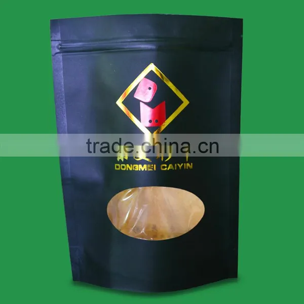 18x25.5 Printed Kraft Paper Bag With Zipper Recyclable Paper Plastic Bag New photo-6