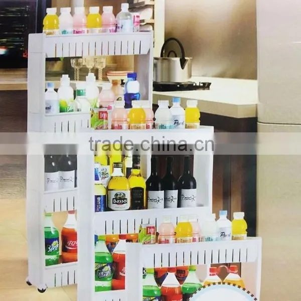 New Arrival High Quality Plastic Storage Shelf 4 Layer Storage Shelves photo-2