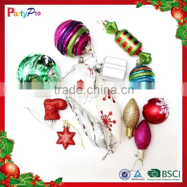 Partypro 2015 Wholesale Christmas Decorations Colorful Balls Printable Christmas Balls photo-2