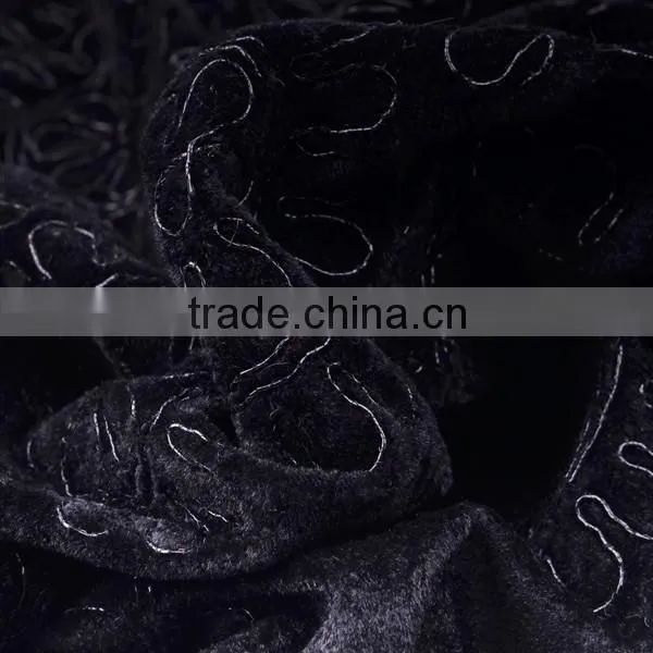 Excellent Quality Velvet Cord Crochet Lace African Velvet Lace Fabric photo-3