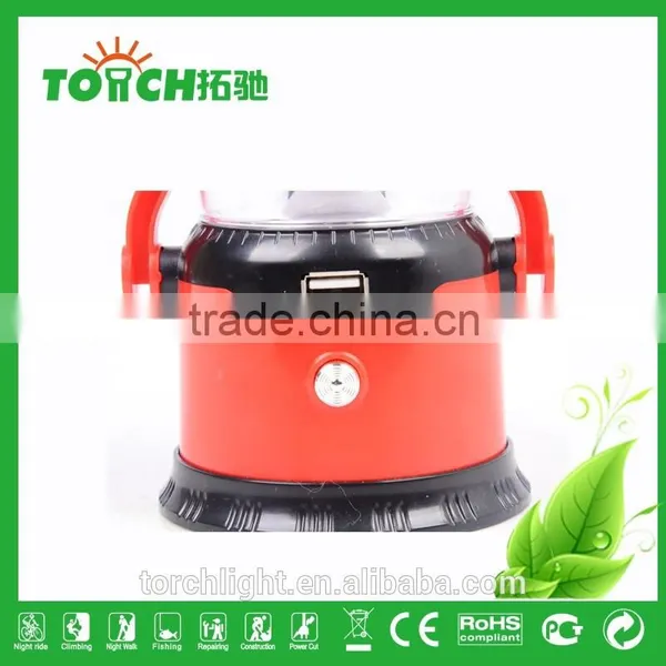 Outdoor Camping Rechargeable Emergency Led Lantern High Quality Waterproof ABS Plastic 5w Led Lantern Solar Hiking Light photo-6