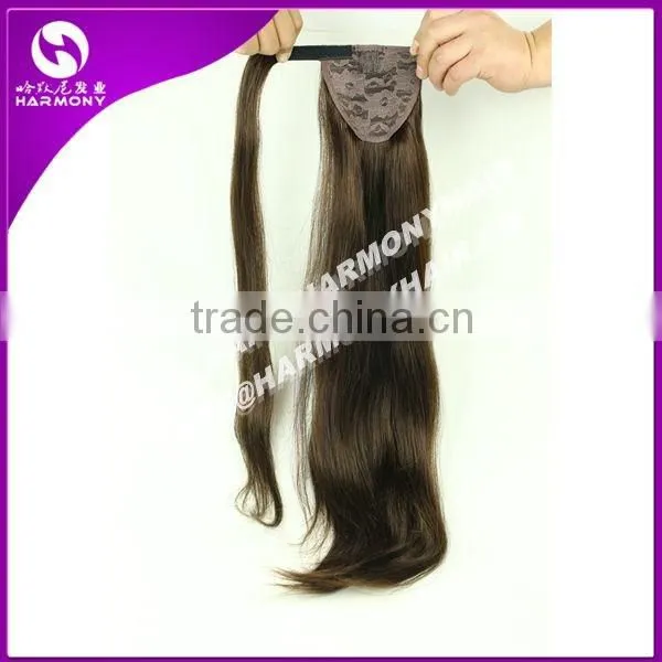 Stocks Double Drawn Human Hair Drawstring Ponytail/human Hair Ponytail/wrap Around Human Hair Ponytail Quality Choice