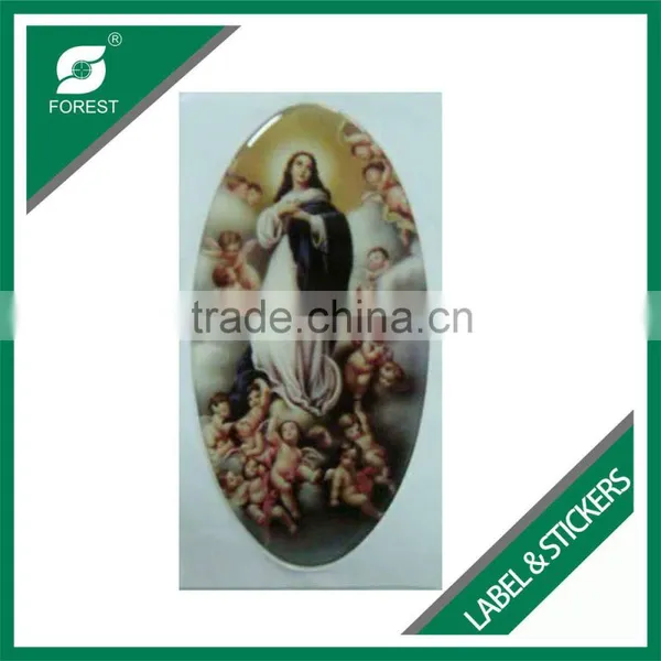 WHOLESALE WATERPROOF DIE CUT ROUND PVC STICKERS WITH CUSTOM PRINT photo-2