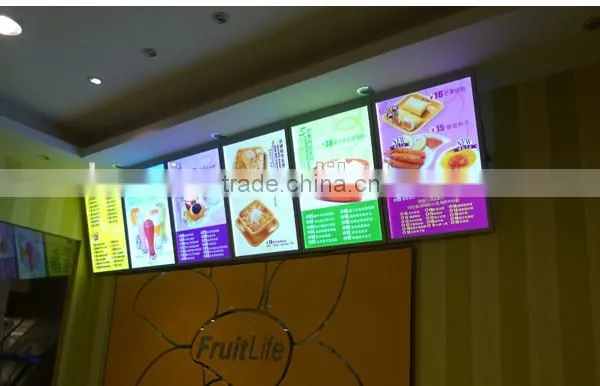 Small Advertising Sign Led Menu Light Box For Restaurant photo-2