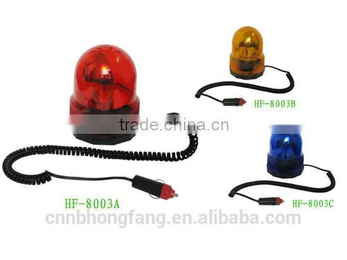 12v 24v Red Magnetic Base Motorcycle Emergency Strobe Warning Beacon Light photo-2