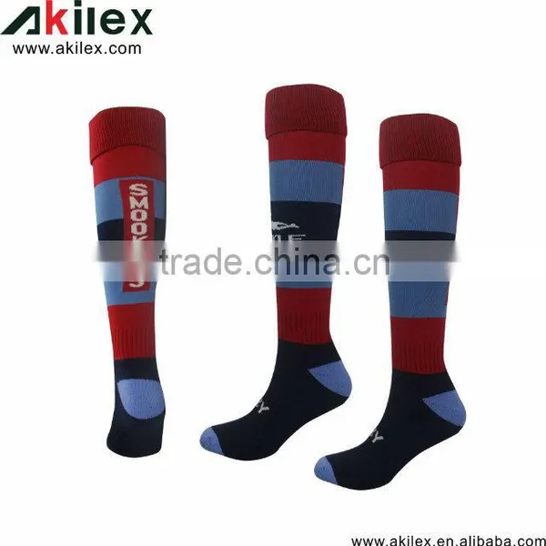 2016 Fashion Stripe Unisex Sockings Football Socks Long Soccer High Knee Sports Colorful Cotton Socks photo-3