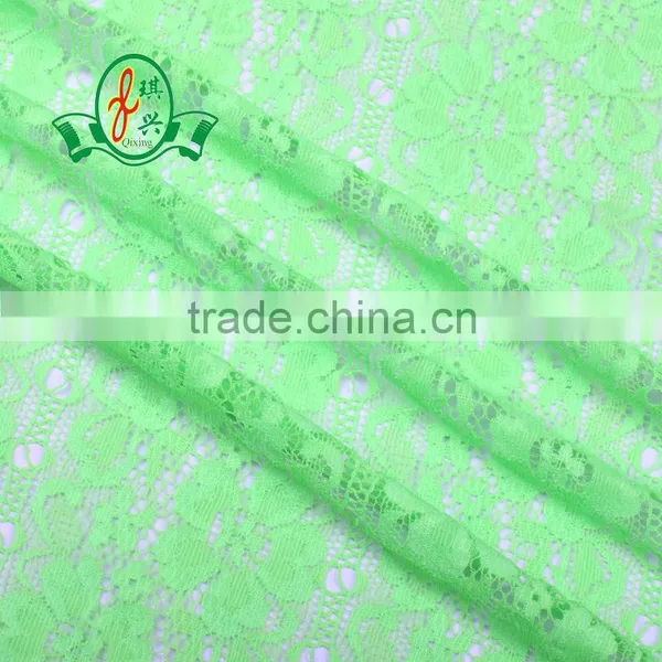 Jacquard Fabric Printed Dyed Polyester Lace Fabric photo-2