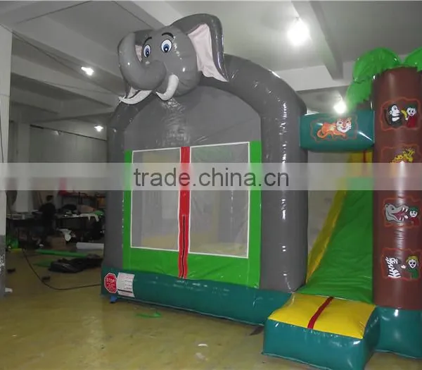 Lanqu Elephant Inflatable Bouncer Bounce n Party for Sale photo-3