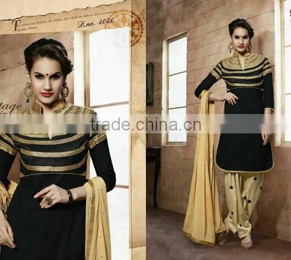 CHANDERI DESIGNER SALWAR KAMEEZ photo-4