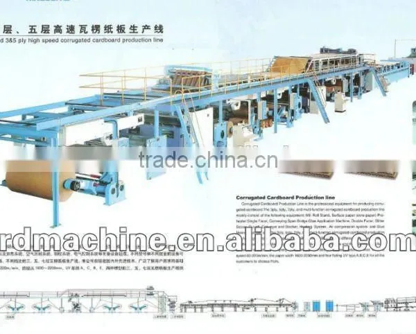 [RD-5-80-1800]5 Ply Automatic Corrugated Paperboard Making Line photo-2