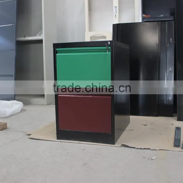 2 Drawer Different Color Steel Filing Cabinet Specifications photo-2
