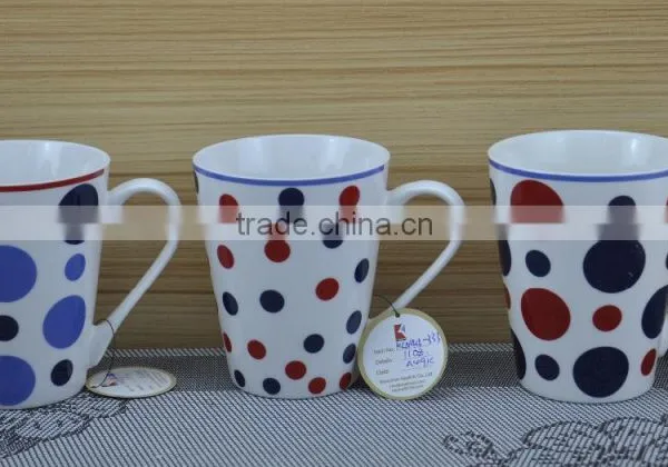 11OZ Tiny Flower Design Full Decal Print Coffee Cups, Shiny Surface New Bone China Mug, KL8009-300B photo-4