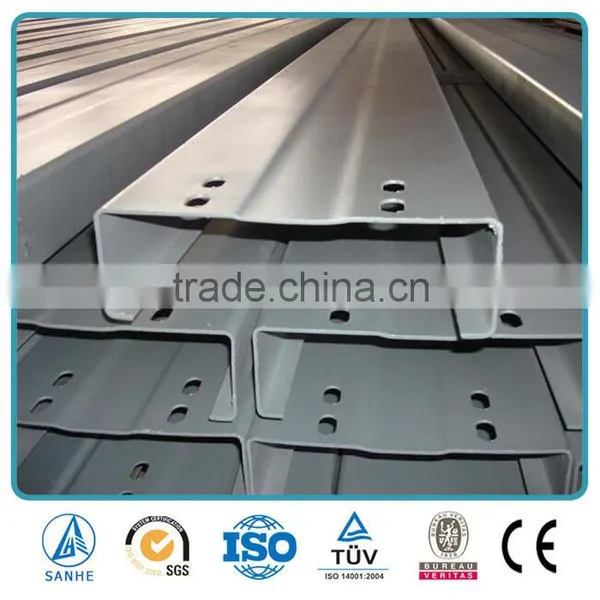 Steel Beam C Purlins Galvanized Steel C Channel