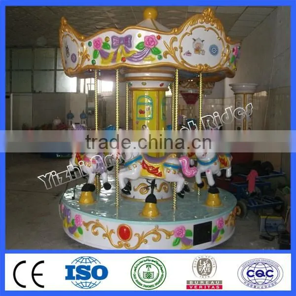 Children's Merry go Round 6 Seats Mini Carousel photo-4