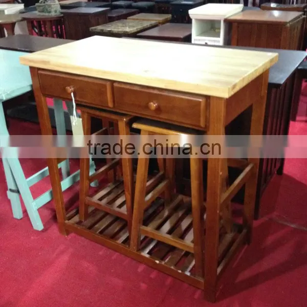 Kitchen Island Breakfast with Stools