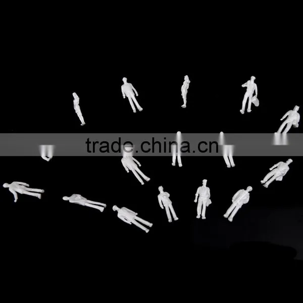 Artificial Model Human White Figure, Scale Models Figure, Model White Figure for 1/150 photo-2