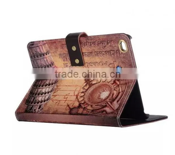 Luxury Retro Design Color Printing Protective Leather Case For IPad Pro photo-2