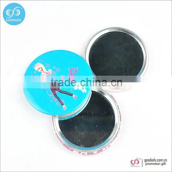 2016 New Style Tinplate Round Shape Mini Flexible Pocket Mirror photo-5