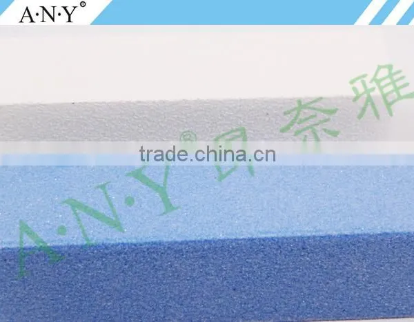 Professional Emery Sand 4 Sides White Sponge Nail File Block photo-3