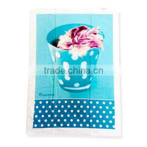 2013 New Cat Printed Tea Towel