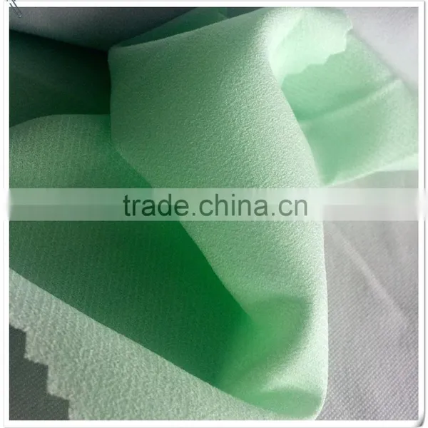 China Wholesale Hot Product 75D*75D 100%Polyester Korea Fabric Chiffon for Lady's Fashion Dress /shirt/ Blouse (#P-015) photo-4
