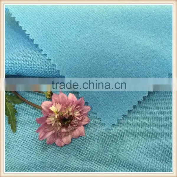 Shoes Pad Tricot Brushed Fabric Warp Knit Huzhou Sofa Textile Manufacture