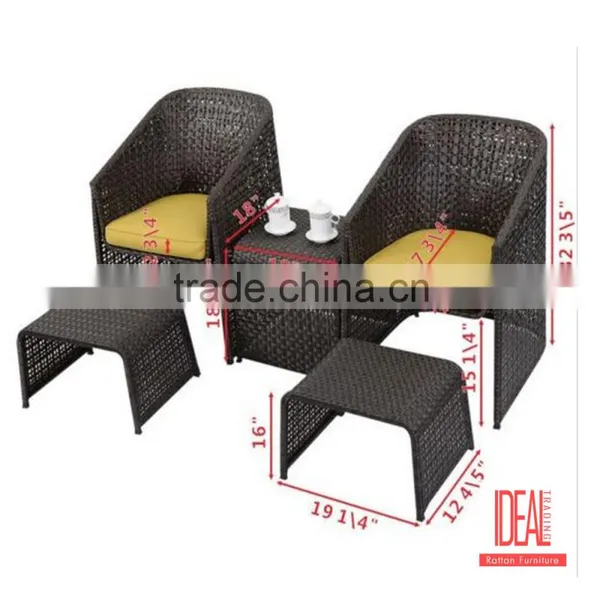 China Beach Garden Table and Chair Set Furniture of Rattan photo-2