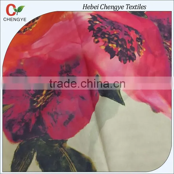 100 Cotton Plain Weave Custom Voile Fabric Printing