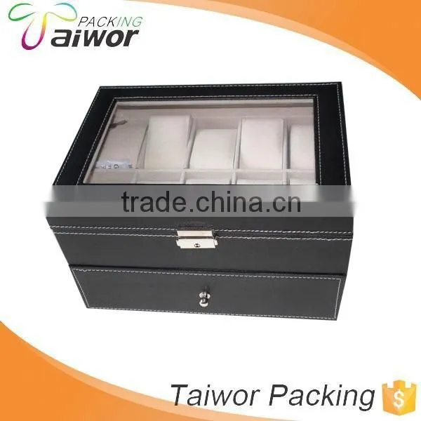 New Customized Leatherette Paper Personalized Watch Box Made in China photo-4