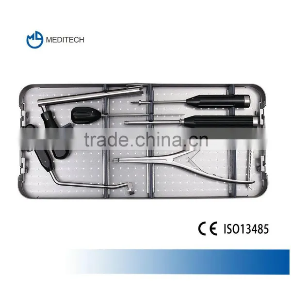 High Qualified Orthopedic Spinal Pedicle Screw System Instrument Set
