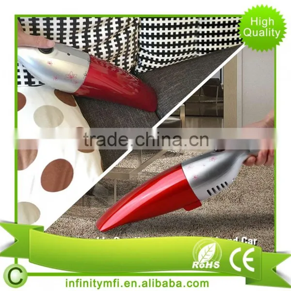 6V/45W Tweezers Chromium Battery Cordless Rechargeable Dust Buster Hand Household Vacuum Cleaner/CAR Vacuum Cleaner photo-2