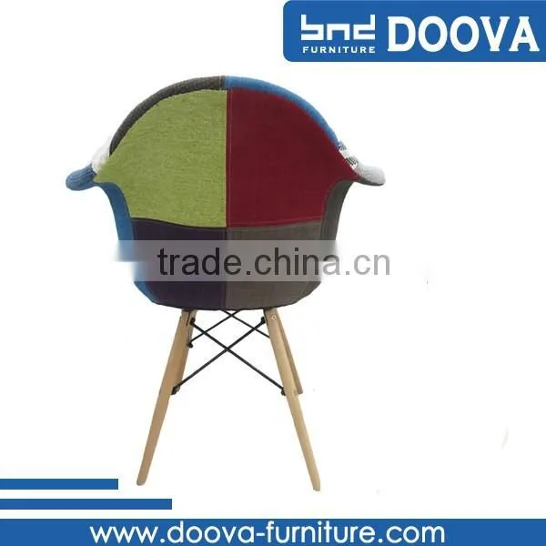 Hot Sale Dining Chairs With Arms Armchair Patchwork photo-4