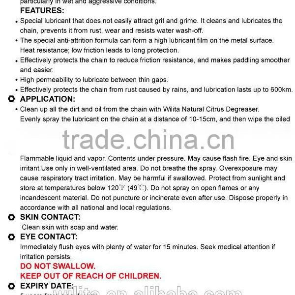 OMC2 Bicycle & Motorcycle Chain Lubricant photo-3