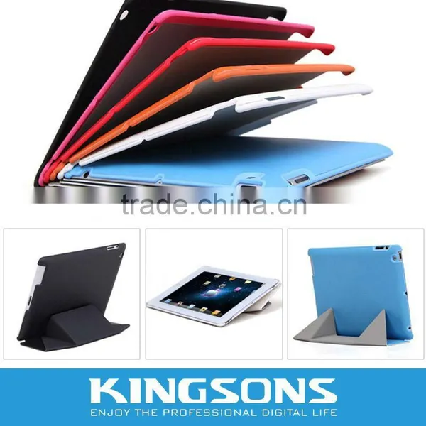 New Arrival Folded Nice PU Holder for Ipad K8429U