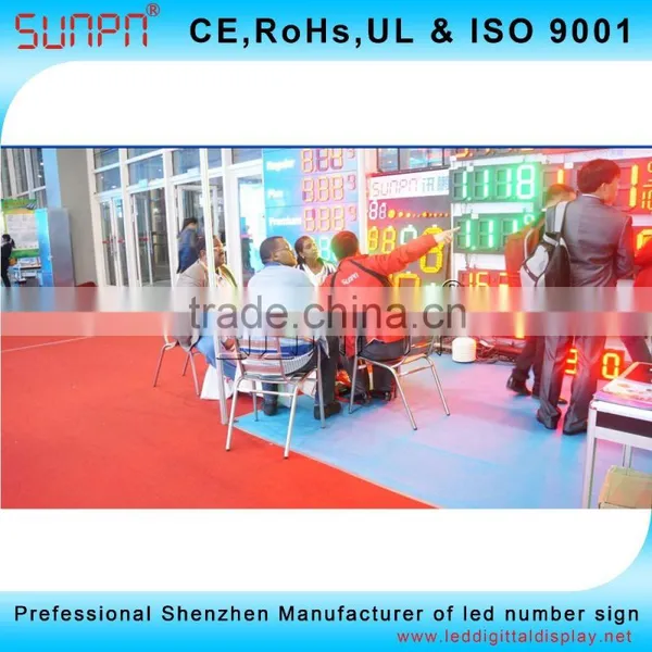 Asian Digital Led Clock Sign With Remote Controller,Led Clock Display Low Price With Good Quality