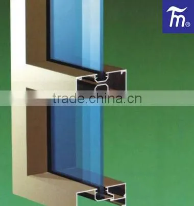 Top quality aluminium profile for fixed window