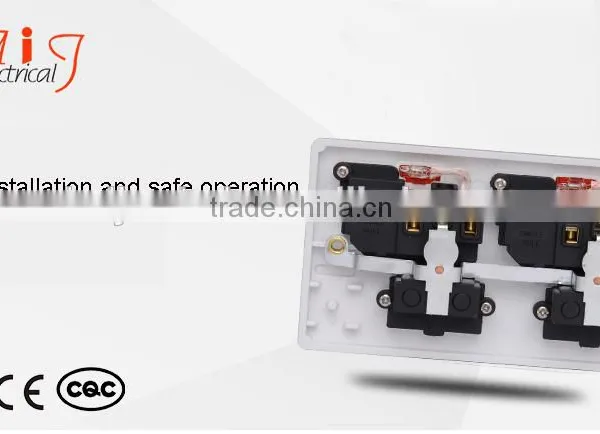 Factory Price Double 10A 3 Pin Wall Socket photo-2