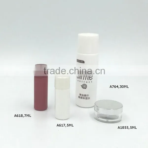 5ml Free Sample Bottle Lotion Sample Jars ABS Transparent Jar Eye Cream Jar photo-2