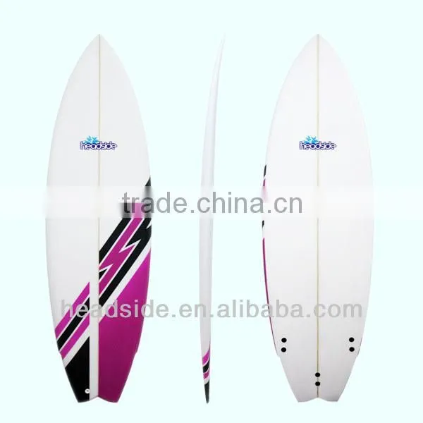 Customized Various Fiberglass PU Core Surfing Board