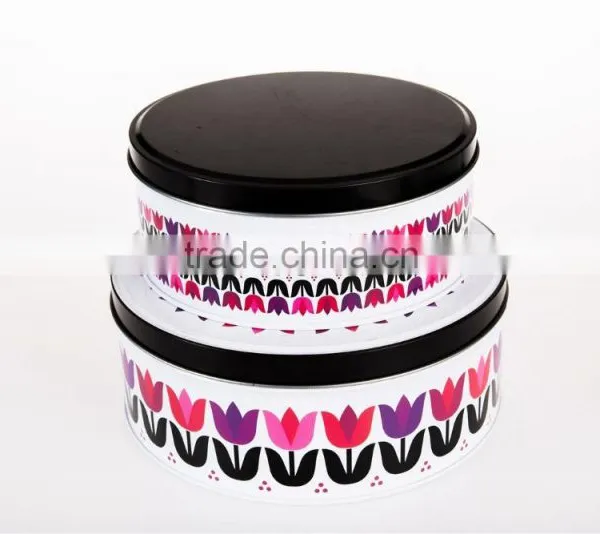Manufactor High Quality Polour Round Tin Box photo-2