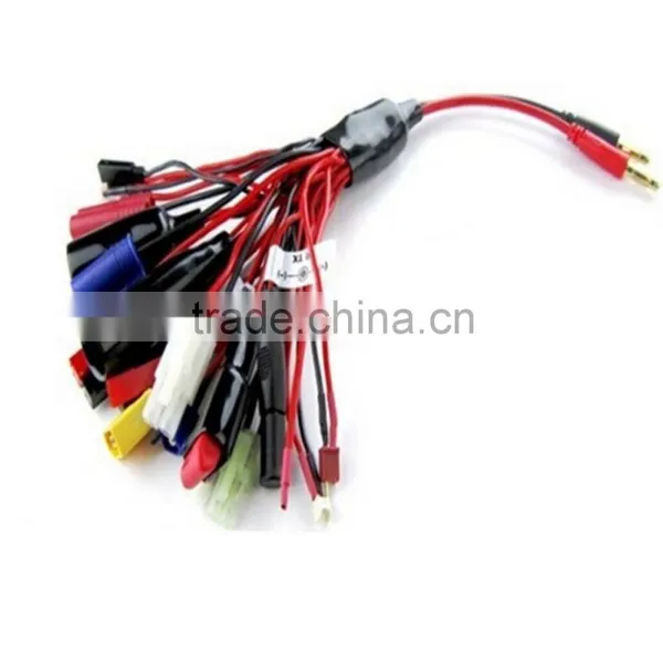 19 in 1 Lipo Battery Power Charging Charge Adapter With Multi Plug Futaba tx / Spektrum / Anderson Power Poles / Tamiya Plug photo-2