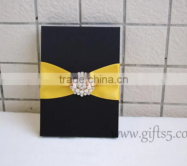 Gorgeous Handmade Luxury Silk Invitation Boxes Fow Wedding photo-5