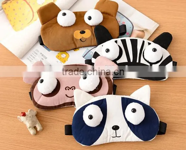 Wholesale Hot Selling Anmail Shape Blindfold Shade Travel Sleeping Aid Cover Light Eye Mask photo-3