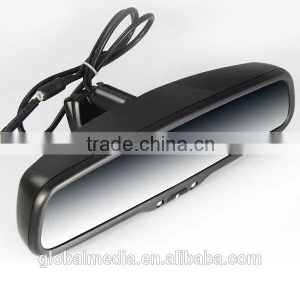 4.3inch LED Bluetooth Handsfree Car Kit Rearview Mirror With Oem Bracket and Rear Camera Display photo-4